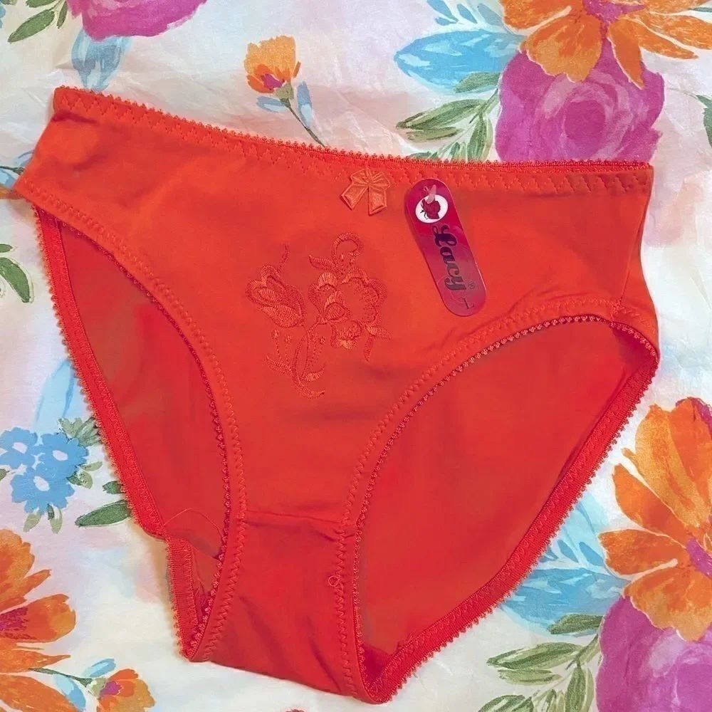 🥀Lacy assorted embroidery Floral print PantiesL